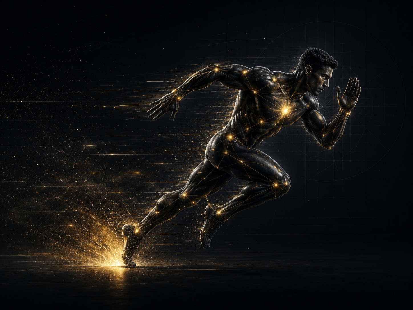 Enhanced digital athlete sprinting