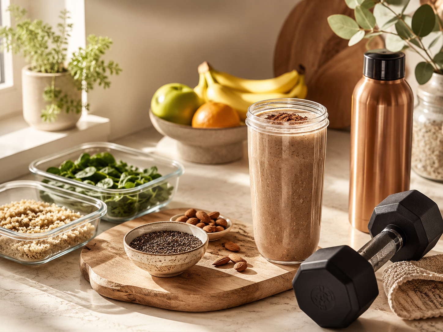 Strength training and healthy lifestyle support